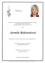 Jarmila Bahounková
